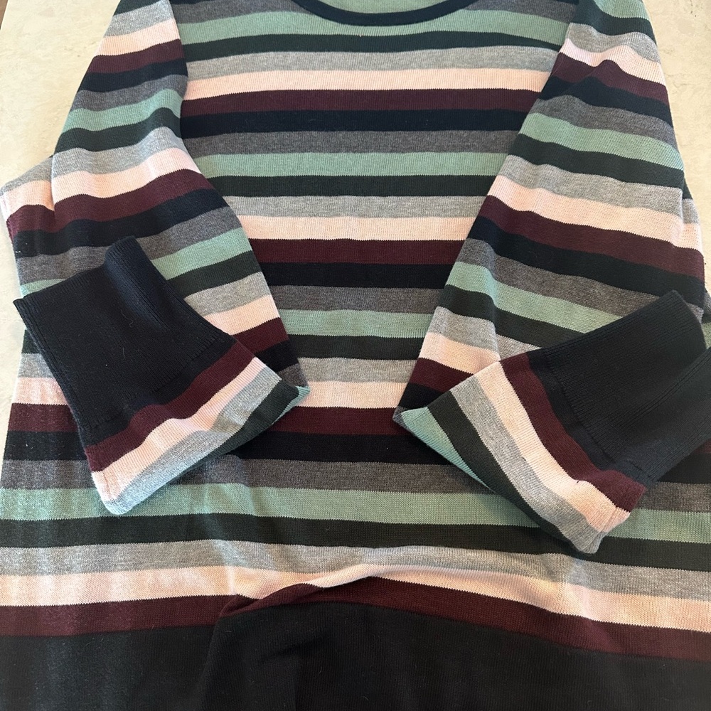 Vince Camuto Multicolor Striped Women's Sweater